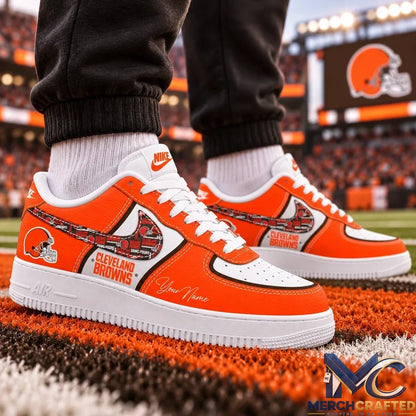 Custom Name Cleveland Browns 2026 Low Top Sneakers
