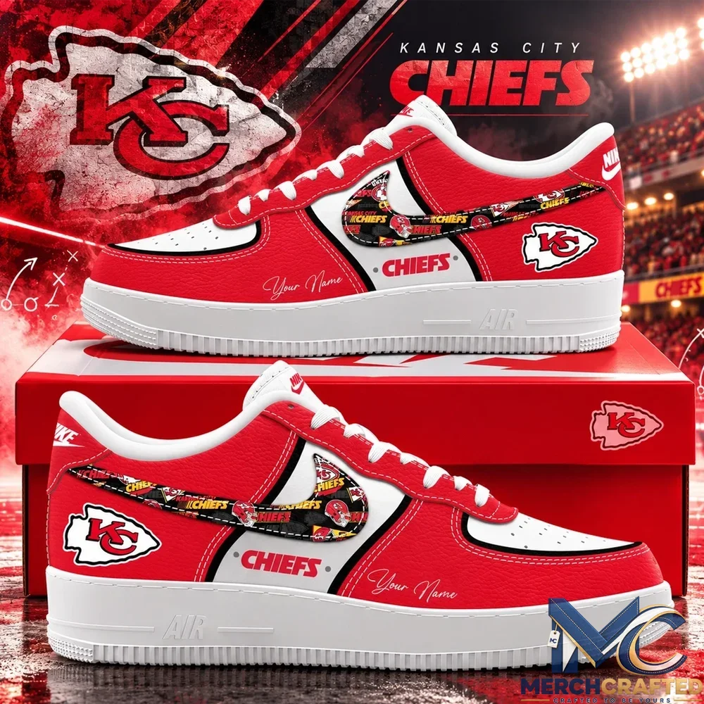 Custom Name Kansas City Chiefs 2026 Low Top Sneakers