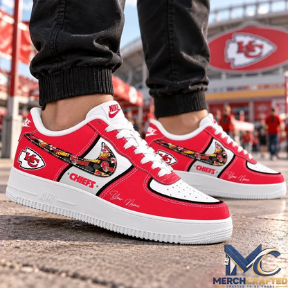 Custom Name Kansas City Chiefs 2026 Low Top Sneakers