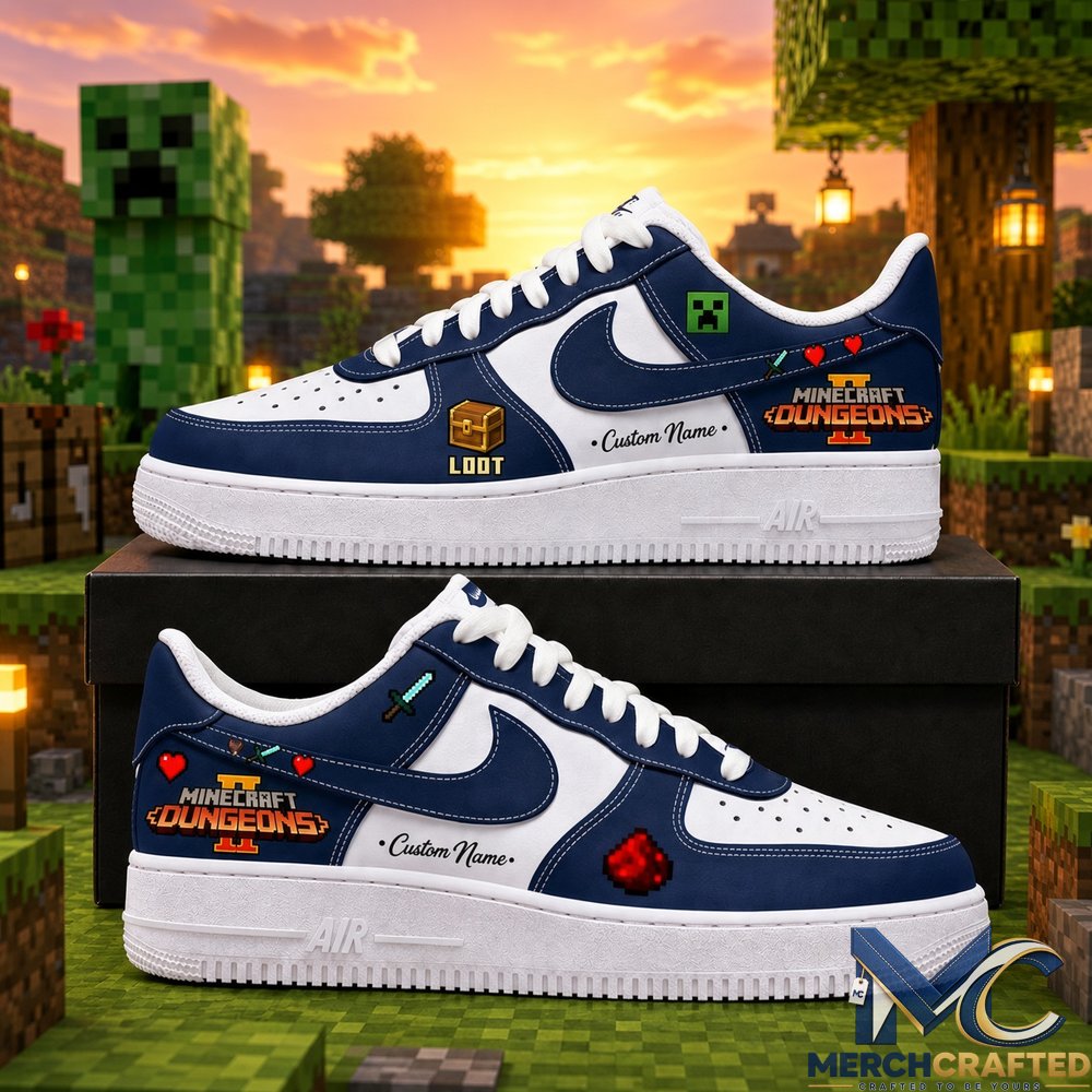 Custom Name Minecraft Dungeons II Sneakers