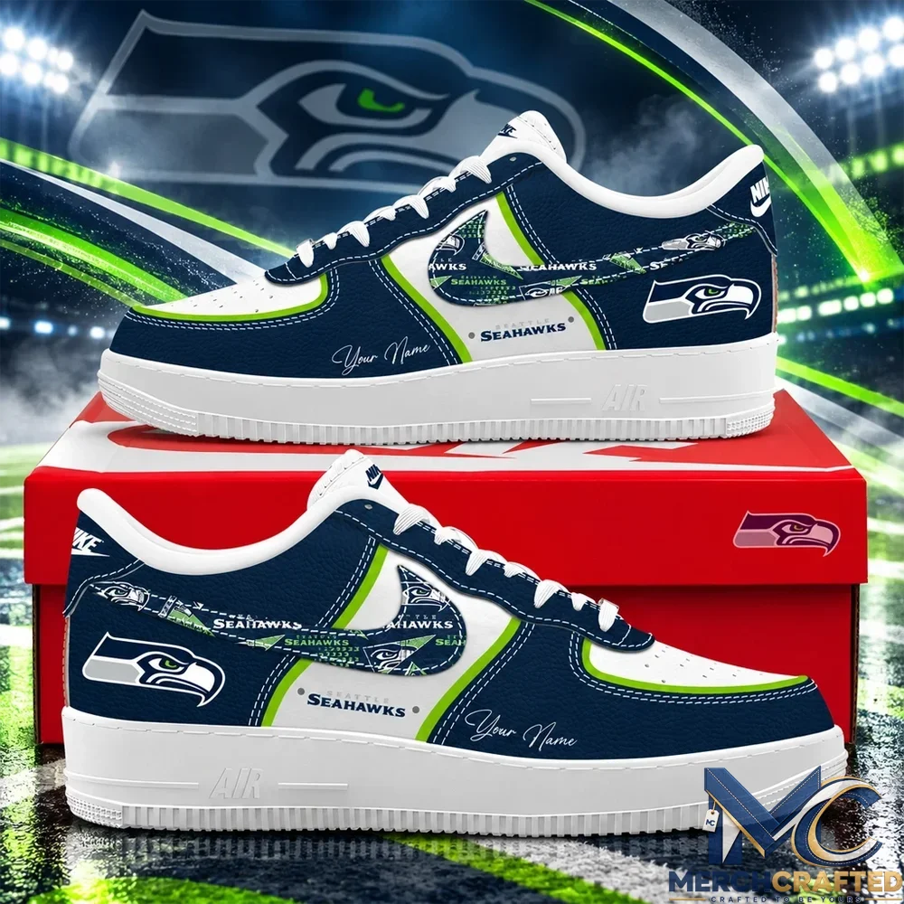 Custom Name Seattle Seahawks 2026 Low Top Sneakers