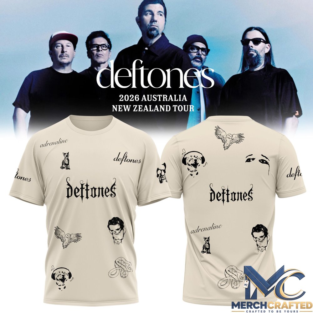 DEFTONES- 2026 World Tour Limited T-Shirt – Merch Crafted