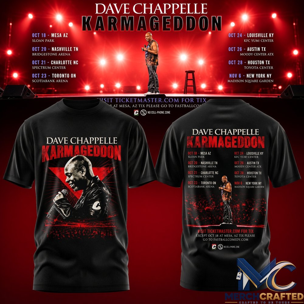 Dave Chappelle Karmageddon Concert T-Shirt