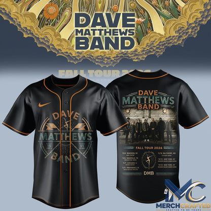 Dave Matthews Band - Fall Tour 2026 Collection Baseball Jersey