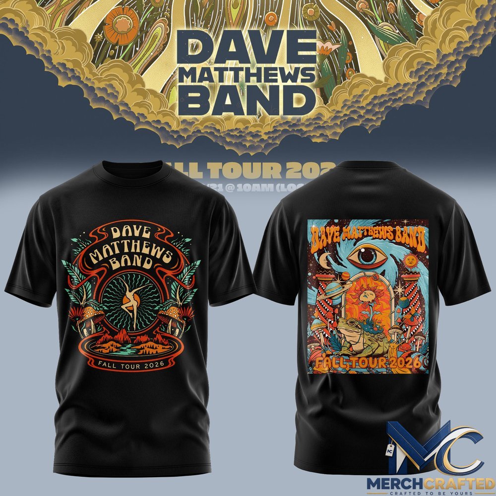 Dave Matthews Band - Fall Tour 2026 Collection TShirt