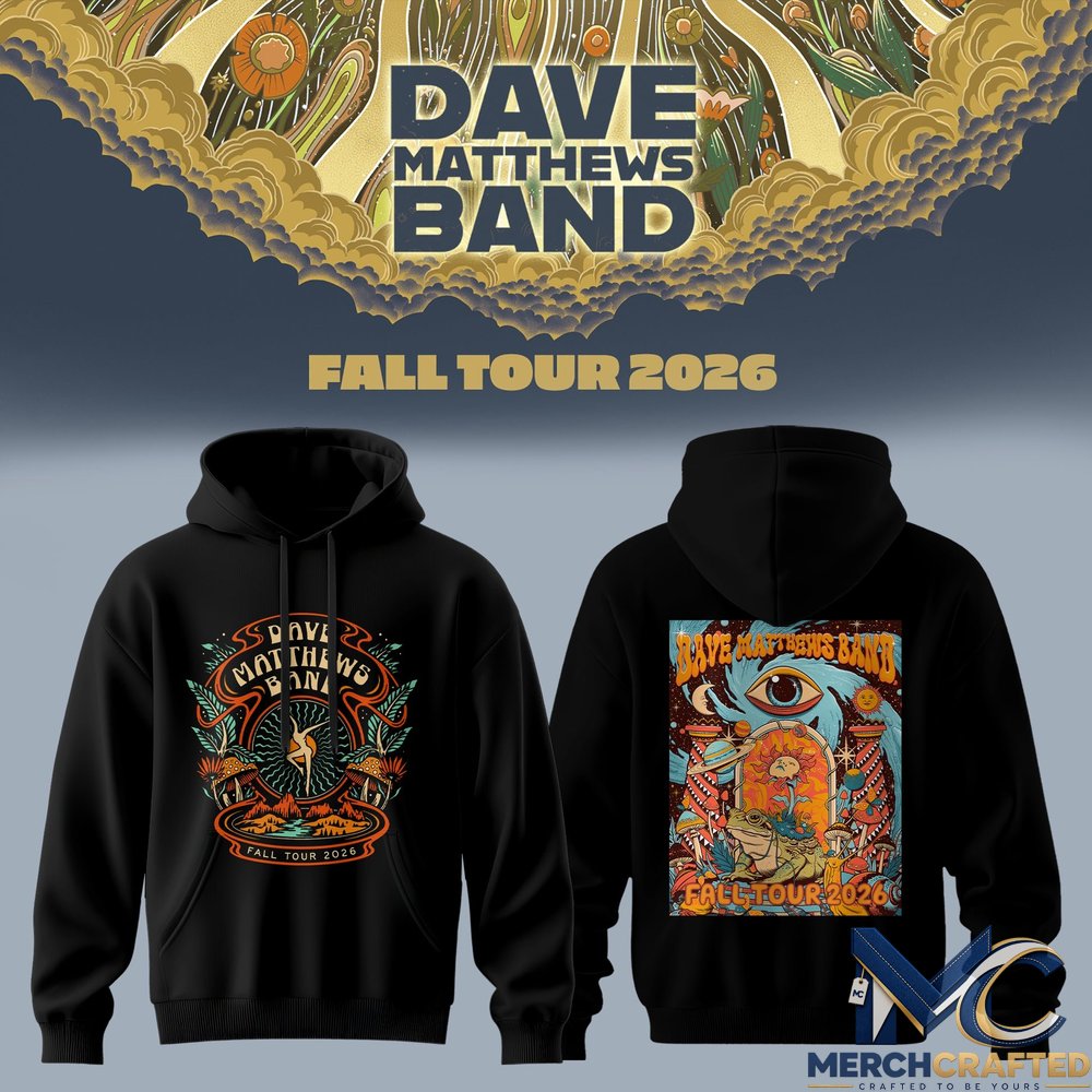 Dave Matthews Band Fall Tour 2026 Hoodie