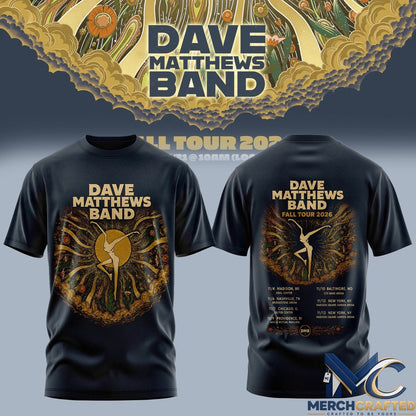 Dave Matthews Band Fall Tour 2026 T-Shirt