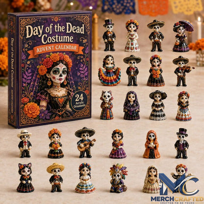 Day of the Dead Advent Calendar – 24 Collectible Costume Miniatures Countdown