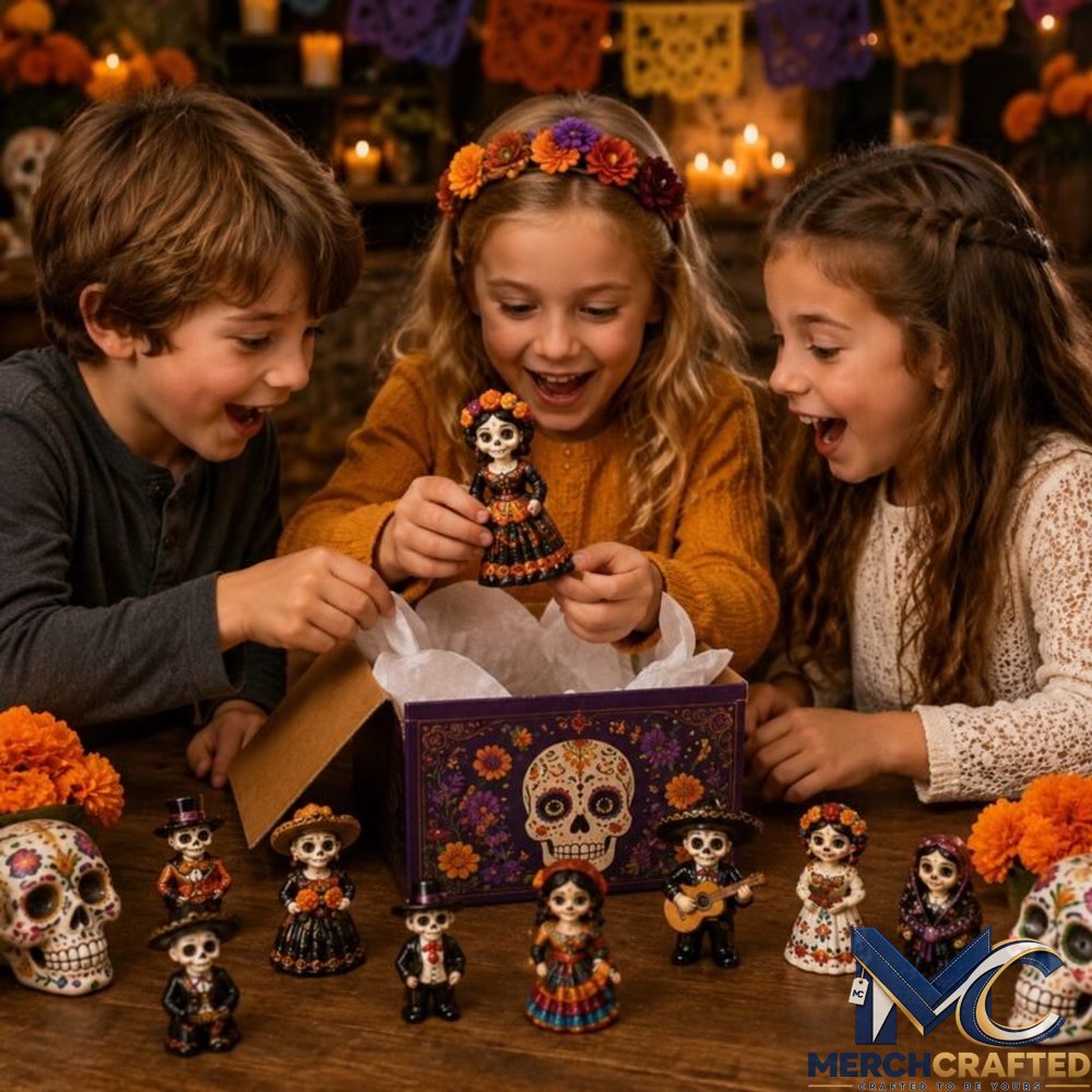 Day of the Dead Advent Calendar – 24 Collectible Costume Miniatures Countdown