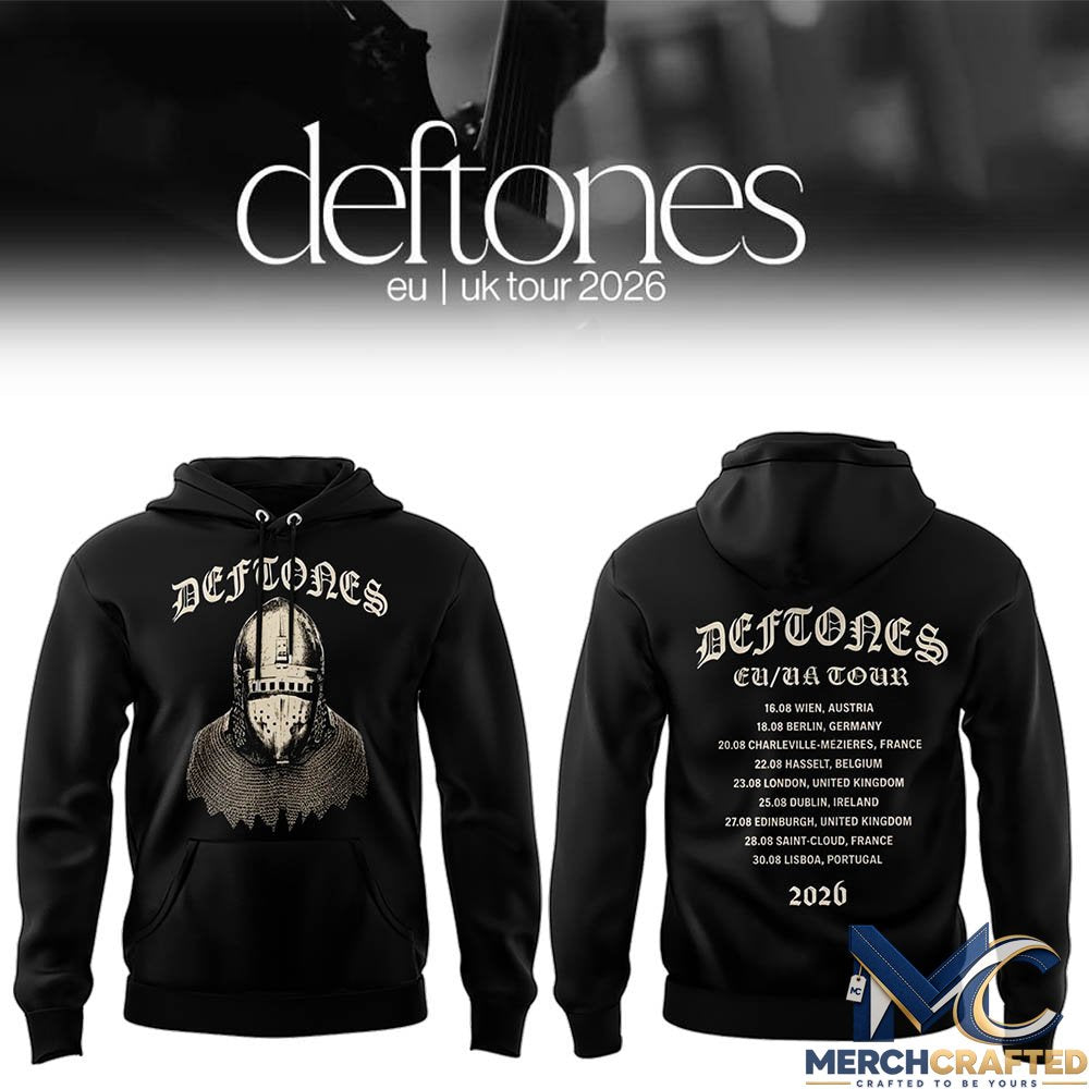 Deftones Limited Edition EU-UK Summer 2026 Hoodie – Merch Crafted