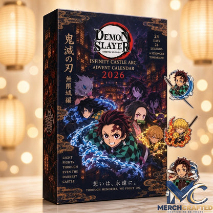 Demon Slayer Infinity Castle Arc 2026 Limited Edition Advent Calendar  24 Collectible Charms