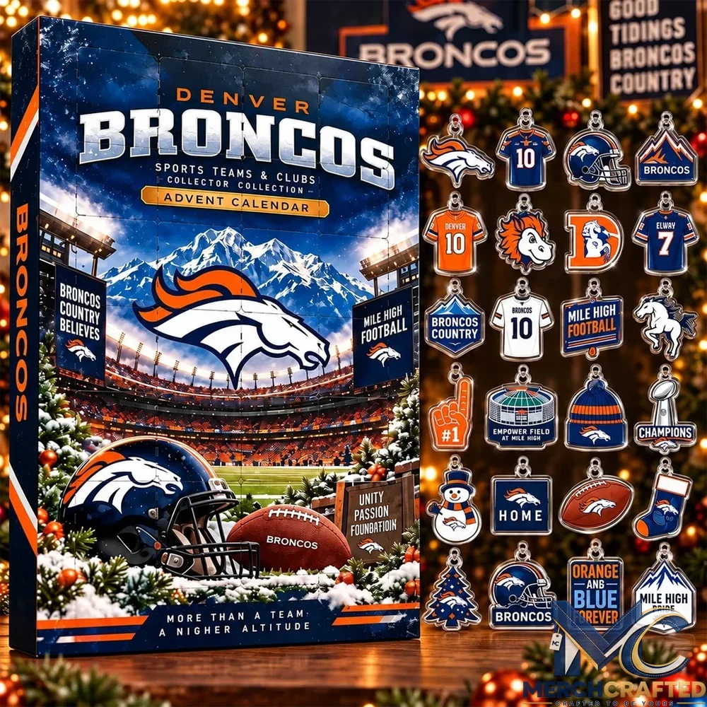 Denver Broncos Horse Christmas Mile High Football Advent Calendar