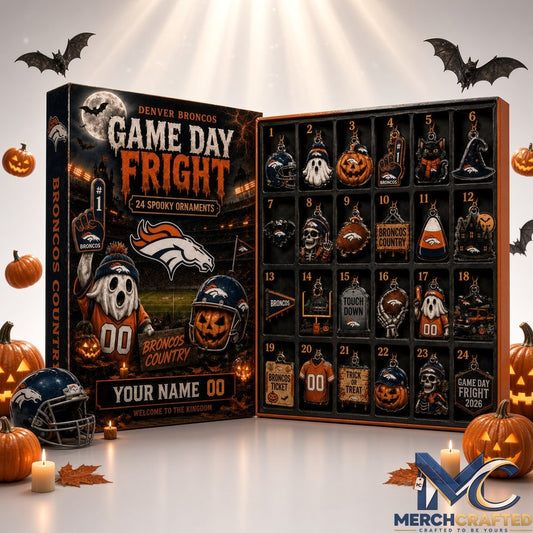 Denver Broncos x NFL Halloween 2026 Blind Box Advent Calendar Game Day Fright
