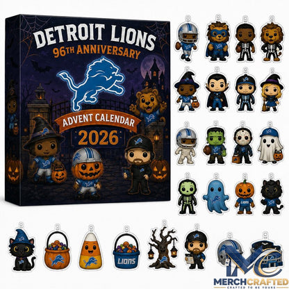 Detroit Lions 96th Anniversary Halloween Advent Calendar 2026