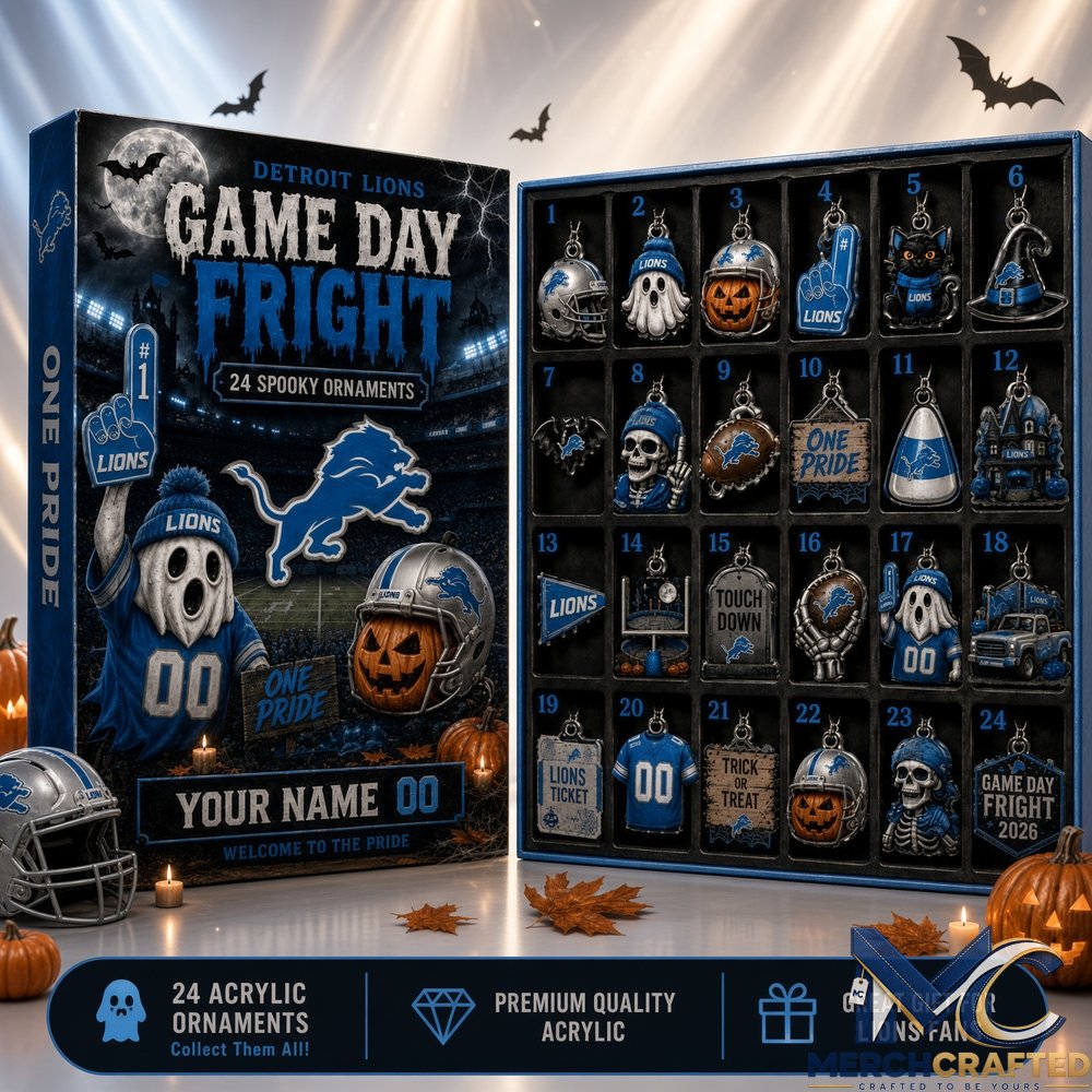 Detroit Lions x NFL Halloween 2026 Blind Box Advent Calendar Game Day Fright