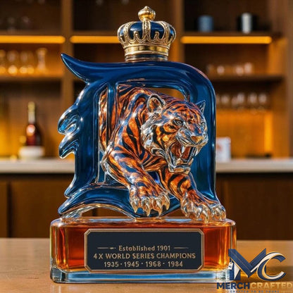 Detroit Tigers Baseball 2026 Limited Edition Whiskey Decanter