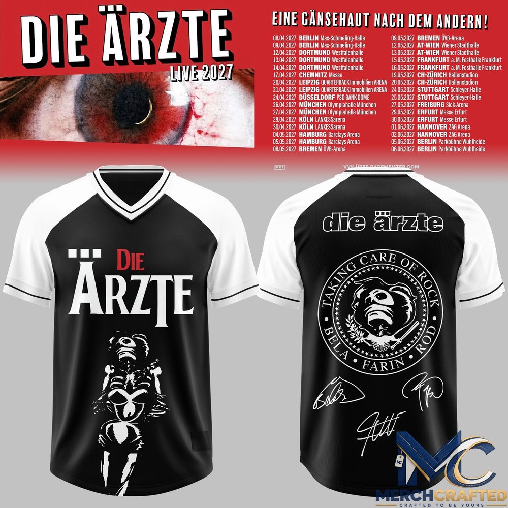 Die Ärzte Live 2027 Football Jersey