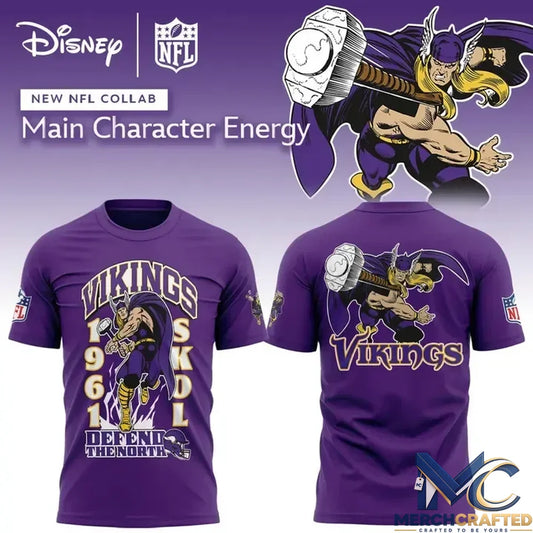 Disney x Minnesota Vikings Collaboration TShirt