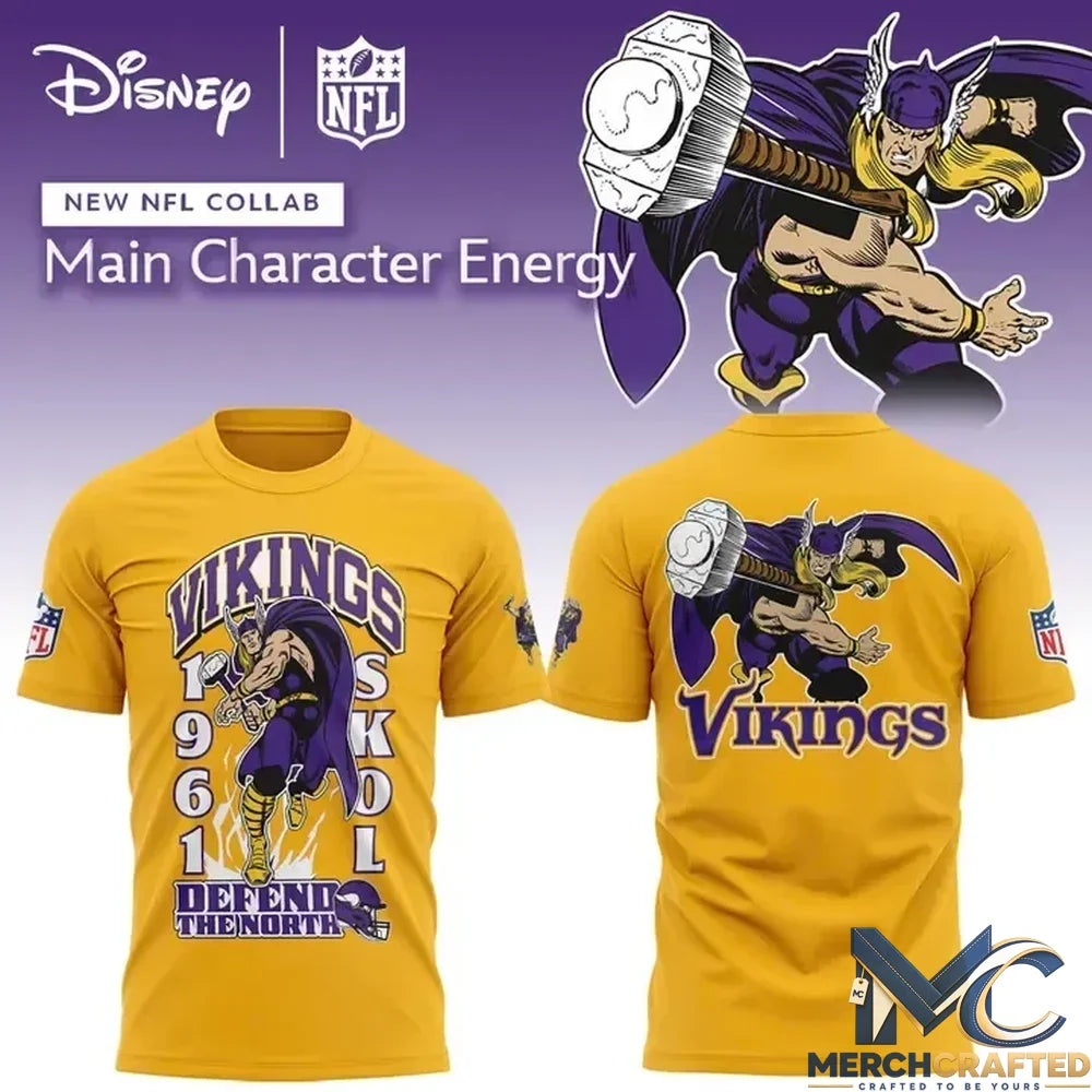 Disney x Minnesota Vikings Collaboration TShirt