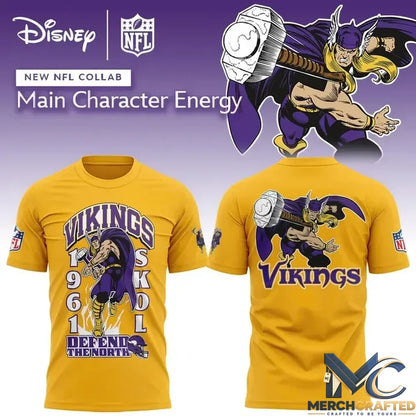 Disney x Minnesota Vikings Collaboration TShirt