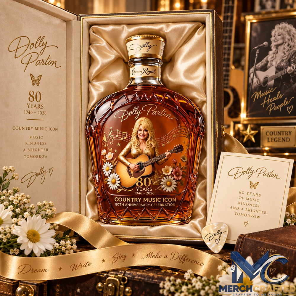 Dolly Parton 80th Anniversary Whiskey Decanter