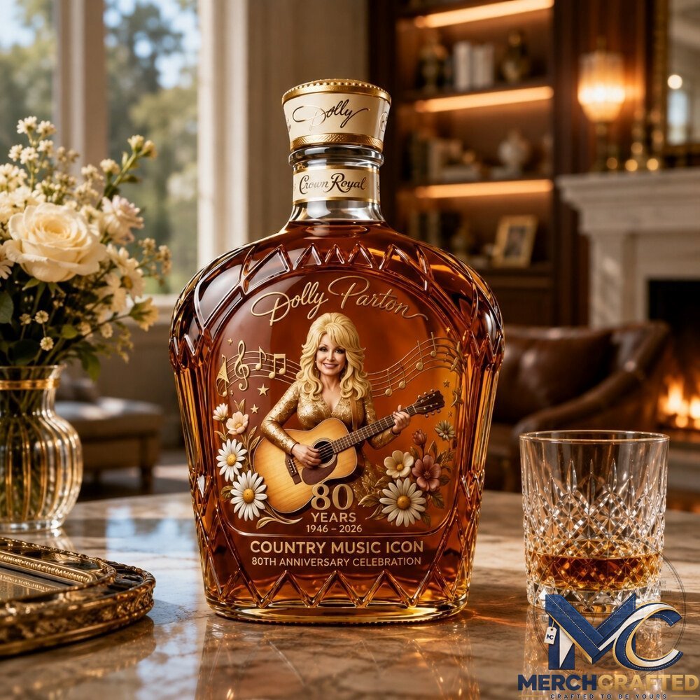 Dolly Parton 80th Anniversary Whiskey Decanter