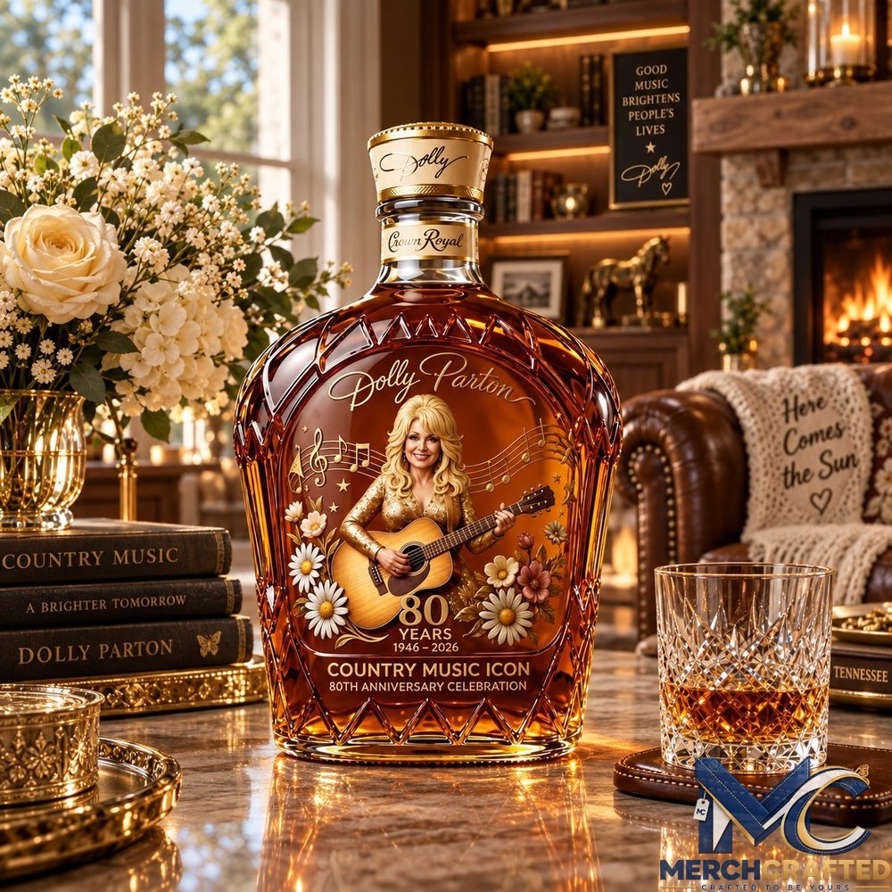 Dolly Parton 80th Anniversary Whiskey Decanter