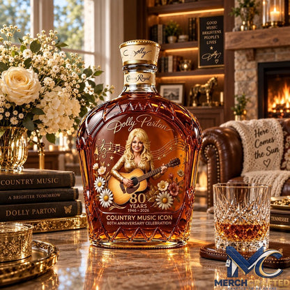 Dolly Parton 80th Anniversary Whiskey Decanter