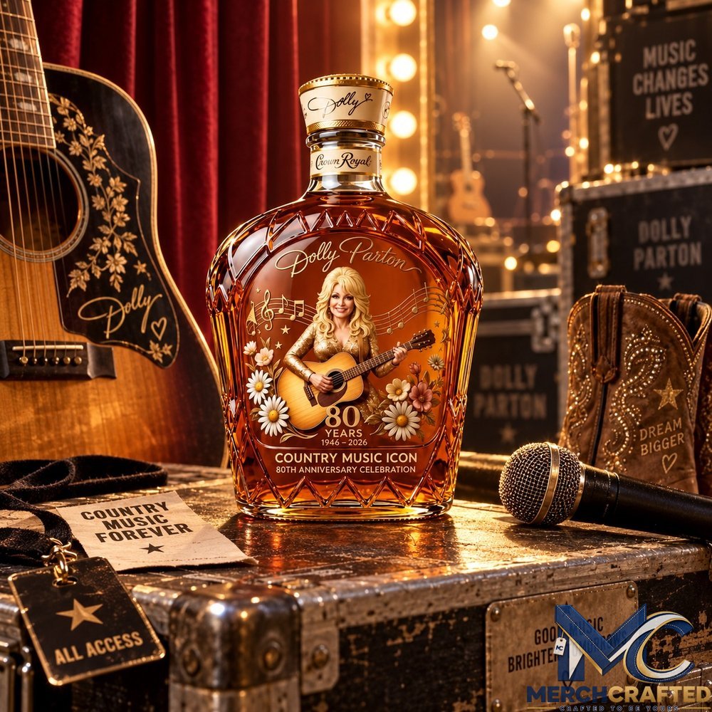 Dolly Parton 80th Anniversary Whiskey Decanter