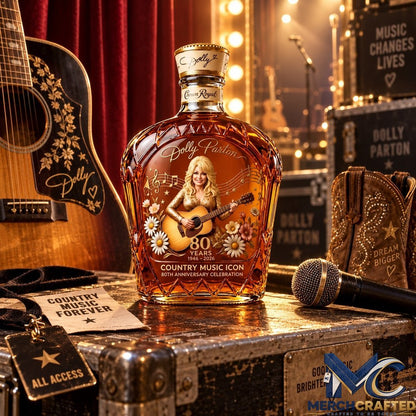 Dolly Parton 80th Anniversary Whiskey Decanter