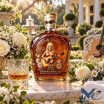 Dolly Parton 80th Anniversary Whiskey Decanter