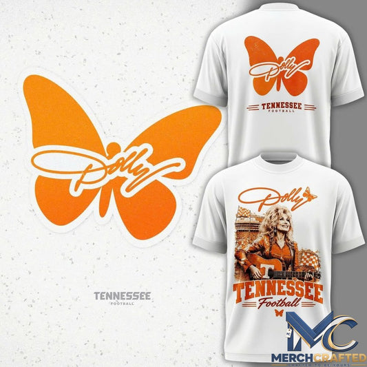 Dolly Parton Tennessee Volunteers Butterfly T-Shirt
