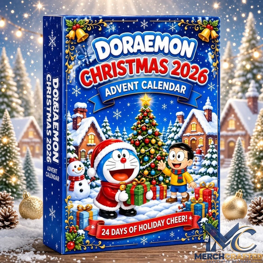 Doraemon Christmas 2026 Advent Calendar 24 Days Cartoon Collectible Ornaments Gift Set