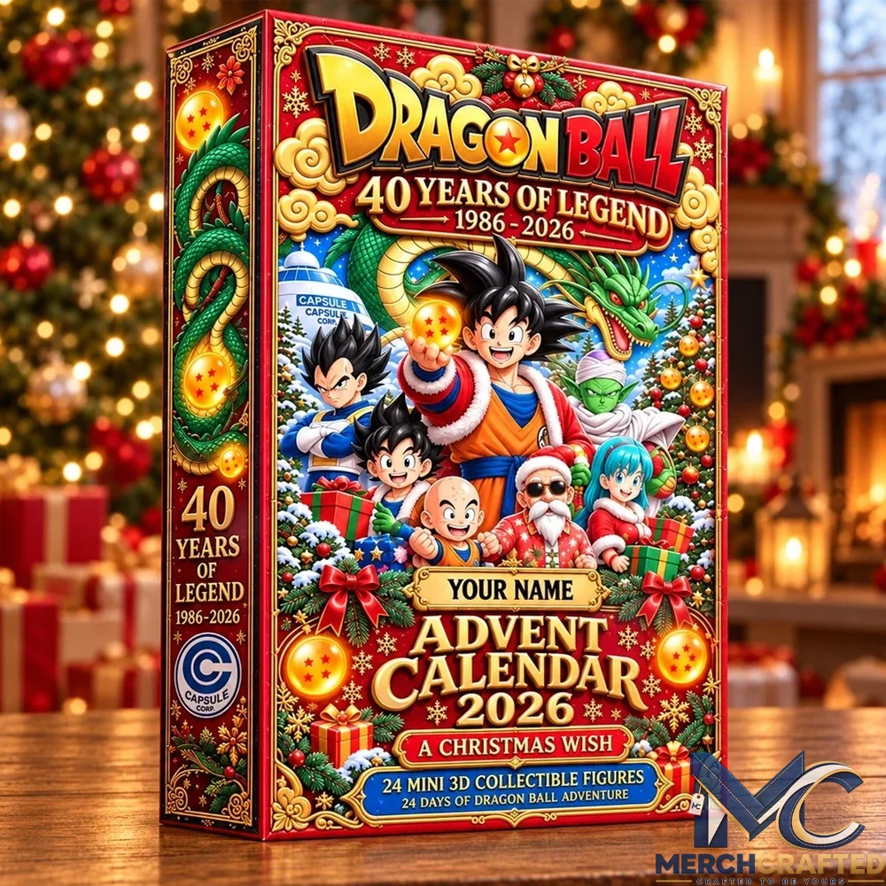 Dragon Ball 40th Anniversary Advent Calendar 2026 24 Day Anime Collectible Figures Christmas Gift for Fans