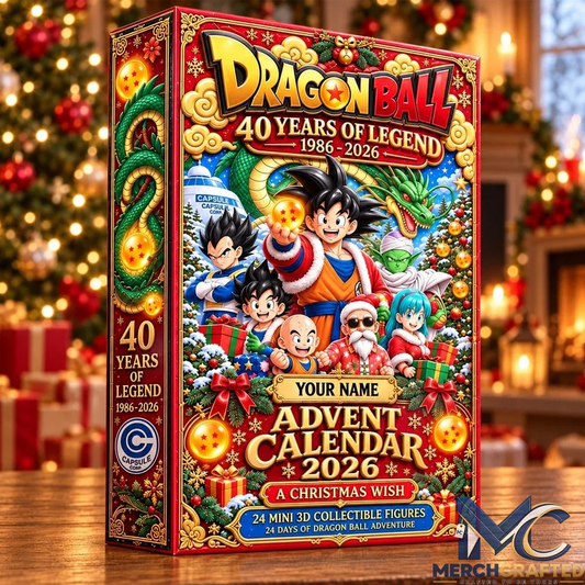 Dragon Ball 40th Anniversary Advent Calendar 2026 24 Day Anime Collectible Figures Christmas Gift for Fans