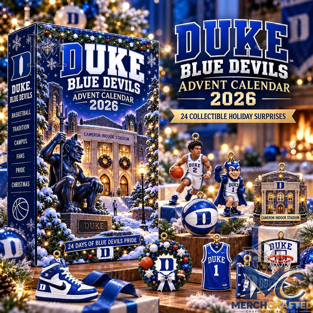 Duke Blue Devils 2026 Holiday Countdown Advent Calendar