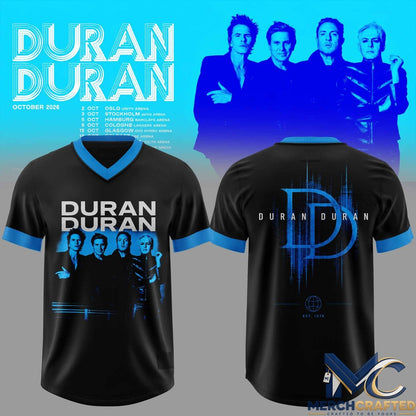 Duran Duran October 2026 Tour Football Jersey