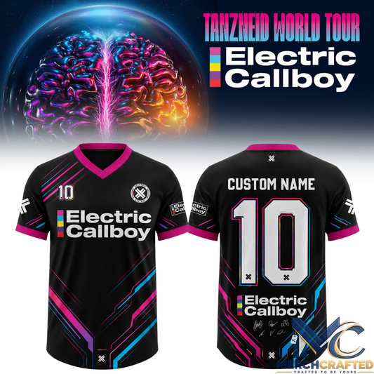 Electric Callboy – TANZNEID World Tour 2026 Personalized Football Jersey