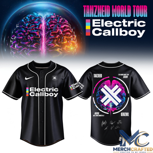 Electric Callboy – TANZNEID World Tour 2026 Premium Baseball Jersey