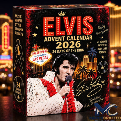 Elvis Presley Advent Calendar 2026  24 Days of The King Collectible Figures