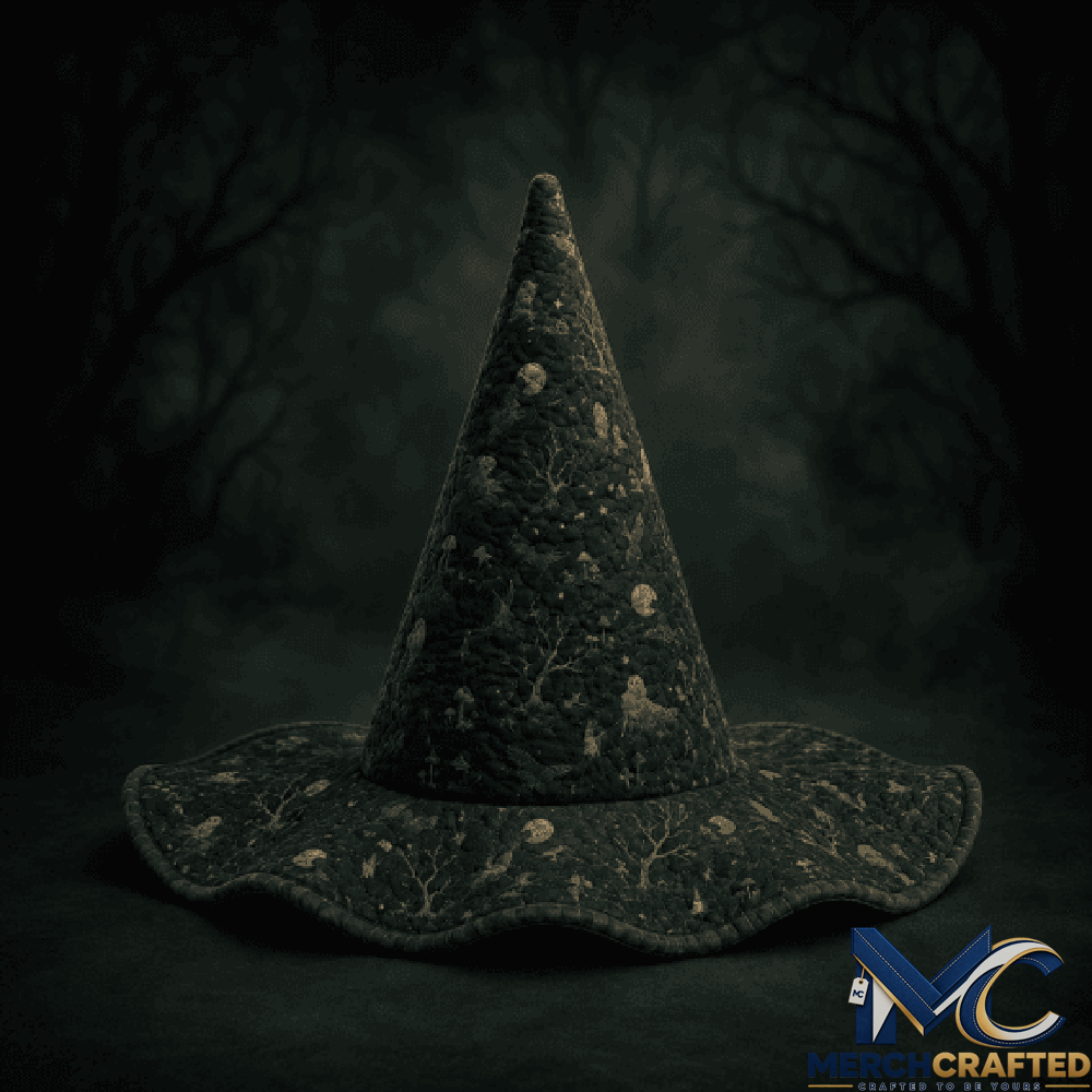 Enchanted Forest Botanical Celestial Limited Edition Quilted Witch Hat