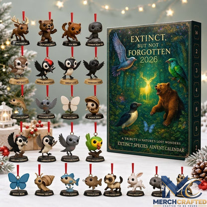 Extinct Species Advent Calendar – Lost Wonders Animal Ornament