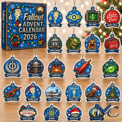 Fallout 2026 Limited Edition Advent Calendar  24 Collectible Vault Charms