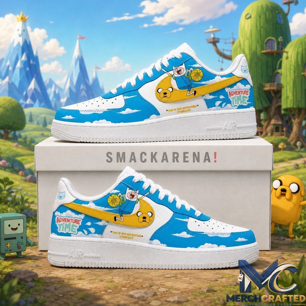 Finn And Jack Adventure Time Air Force 1 Low Shoes