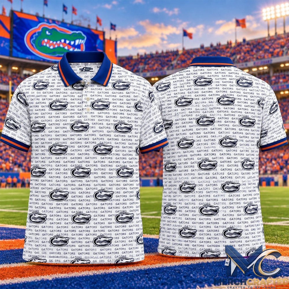 Florida Gators All Over Print Polo Shirt