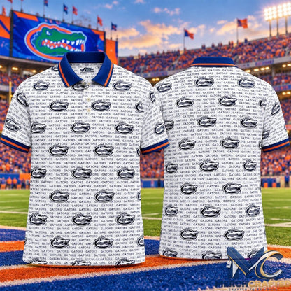 Florida Gators All Over Print Polo Shirt