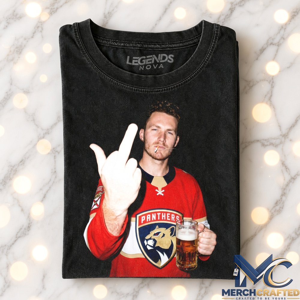 Florida Panthers x Matthew Tkachuk Drinking Middle Finger Tee