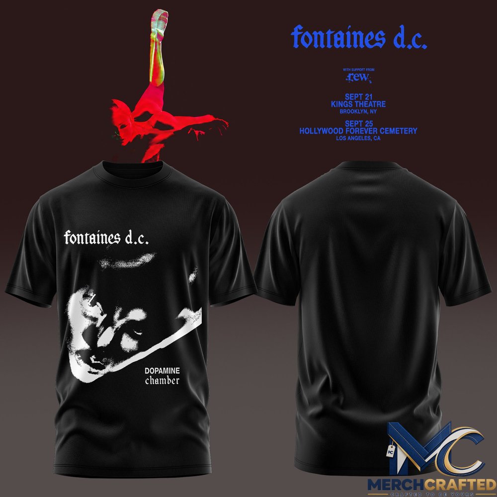 Fontaines D.C. Dopamine Chamber TShirt 2D