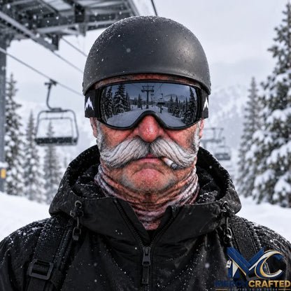 Funny Grandpa Face Ski Mask
