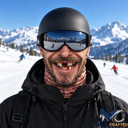 Funny Grandpa Face Ski Mask